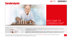 Desktop Screenshot of cerebrolysin.com