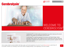 Tablet Screenshot of cerebrolysin.com